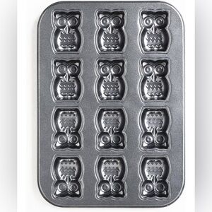 Owl Shaped Baking Mold Metal Cookie Cake Pan
